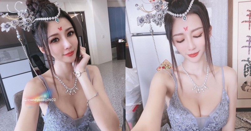 【捕鱼王】最美禮生「糖糖」顏值高、曲線辣，平口裝「白嫩美乳」太養眼！