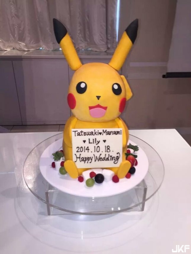 【捕鱼王】皮卡丘結婚蛋糕超有心思！但是吃的時候卻…