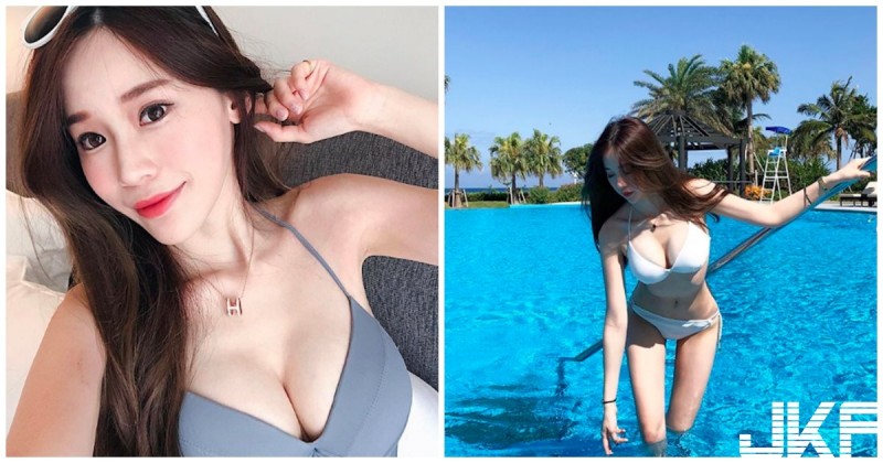 【捕鱼王】網拍正妹「身材太兇爆」！低頭劃水「飽滿美乳」要蹦出了！