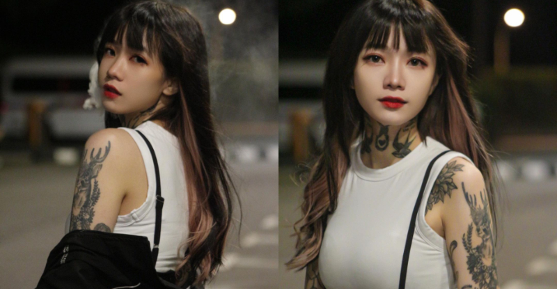 【捕鱼王】暗黑系！「刺青甜心」高級顏值太衝突，「嫩峰翹臀」殺遍粉絲雙眼！