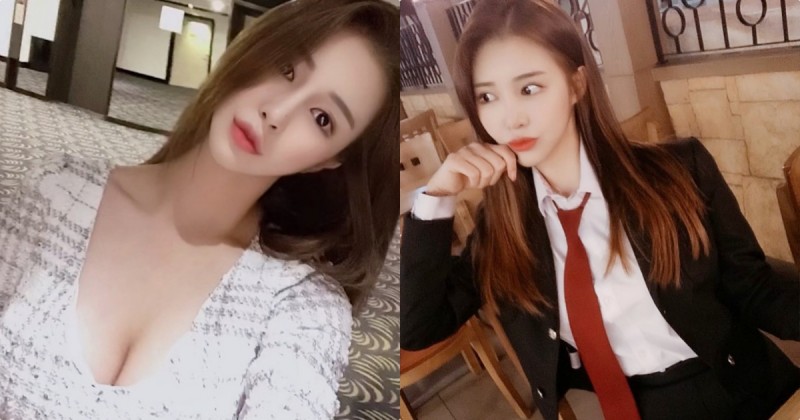 【捕鱼王】制服正妹解放「深長事業線」，成熟的穿搭好凸顯「火辣曲線」！