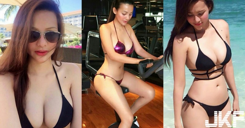 【捕鱼王】作風大膽！「巨乳姐姐」穿比基尼上健身房！「超兇猛Ｓ曲線」直逼10萬人追蹤！