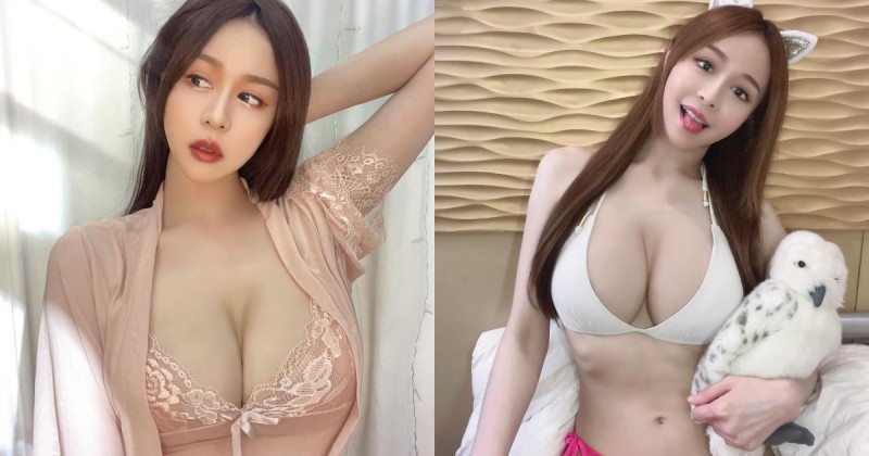 【捕鱼王】在家防疫也辣翻！「Lena 莉娜」粉紅睡袍露雪白豪乳，好想和她宅一起！