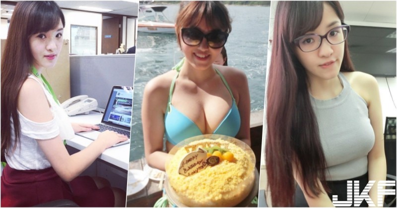 【捕鱼王】辦公室「美乳女同事」！緊身背心下「弧度明顯」！換上比基尼後更是不得了啦！