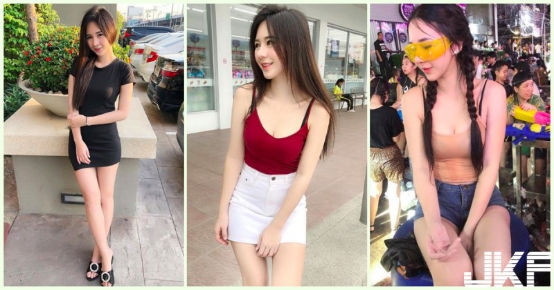 【捕鱼王】戀愛了！潑水節「白皙美乳妹」迷人視角太挑逗！超極品「甜美外型」讓人好陶醉啊…