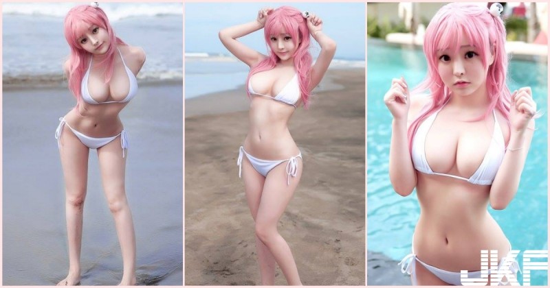 【捕鱼王】好粉嫩！海邊巨孚乚妹「新鮮肉體」美乳太逆天！若隱若現的「養眼畫面」讓人受不了…