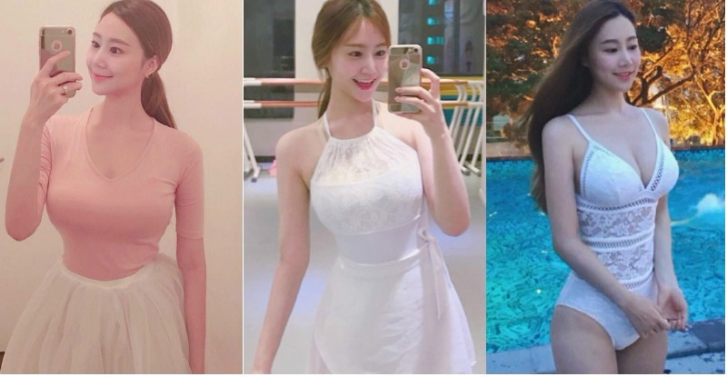 【捕鱼王】「芭蕾奶妹」渾圓南半球要擠爆舞衣！衣領下拉「深邃乳溝」不見底好犯規！