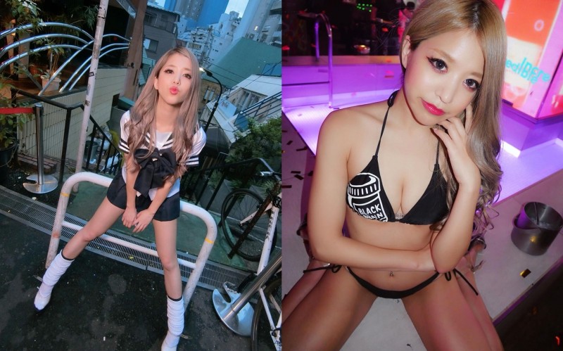 【捕鱼王】六本木時尚舞者「Reina」騷黑發亮肉體無比性感　學生妹打扮更是可愛到不科學啊