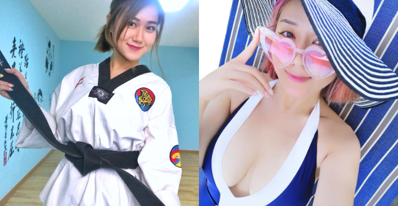 【捕鱼王】跆拳道正妹「Snowy 白雲」道袍下深藏不露　深V泳衣展現好身材！