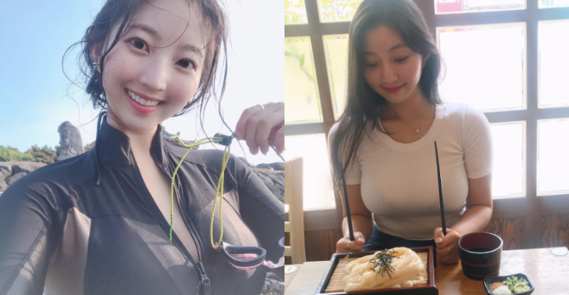 【捕鱼王】「正妹潛水教練」巨乳身材快炸裂　潛水衣的拉鍊拉不起來啦！