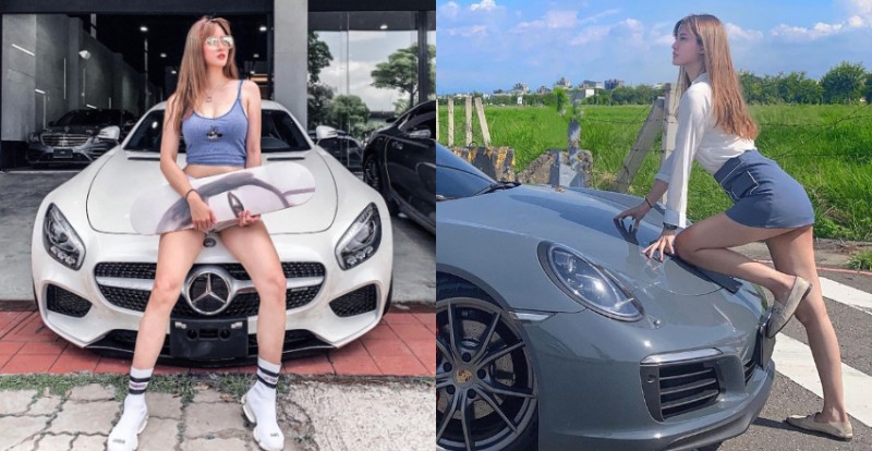 【捕鱼王】中古車正妹業務「Elly Lin」身材一級棒　香車配美人通通送給你