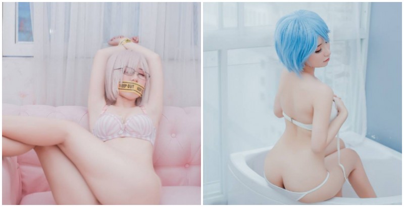 【捕鱼王】「工口系Coser」美臀露出！渾圓曲線與半脫的胖次，把二次元的糟糕幻想化為現實！