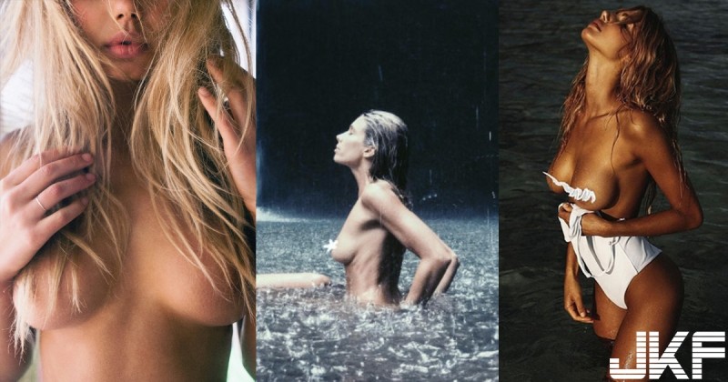 【捕鱼王】小賈前女友瀑布下「全裸曬Ｃ奶」！百萬網友看了都直呼噴鼻血啦！