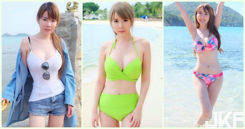 【捕鱼王】沙灘驚見「E奶美胸正妹」曬奶畫面好養眼！超邪惡「爆乳視角」畫面讓人噴血…