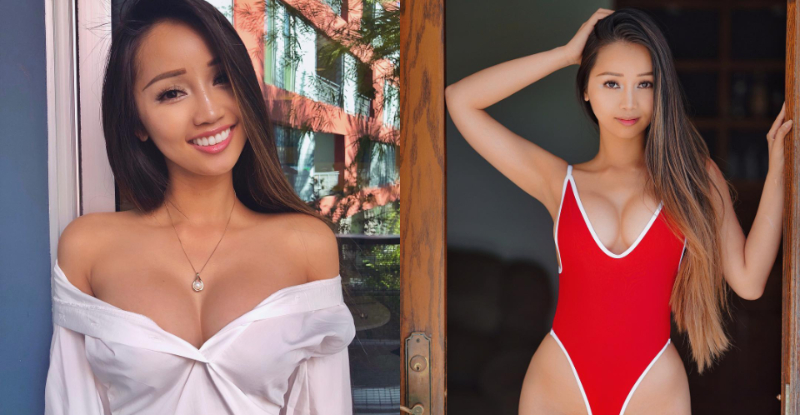 【捕鱼王】實在太大膽！巨乳妹穿「透明奶衣」上街　疑似透出邪惡粉紅！