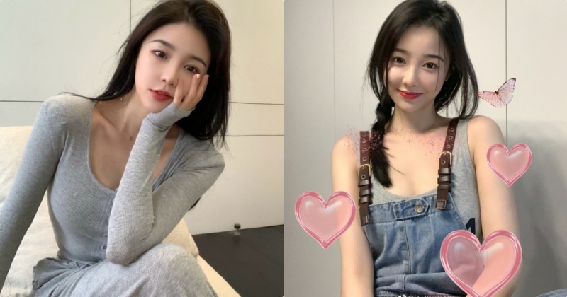 【捕鱼王】「超甜吊帶褲正妹」當你同學，「白皙的極品曲線」讓人好愛！