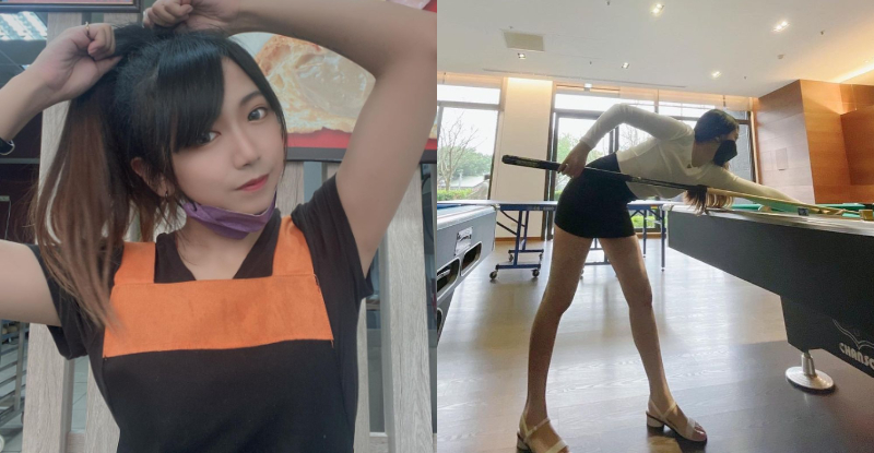 【捕鱼王】波蘿油女店員下班「提臀推杆」超性感，「火燙玉腿」讓網友超想單挑