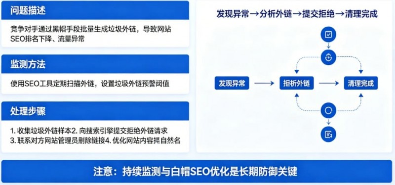 【捕鱼王】博彩平台的“负面SEO”防御：竞争对手恶意刷垃圾外链怎么办？