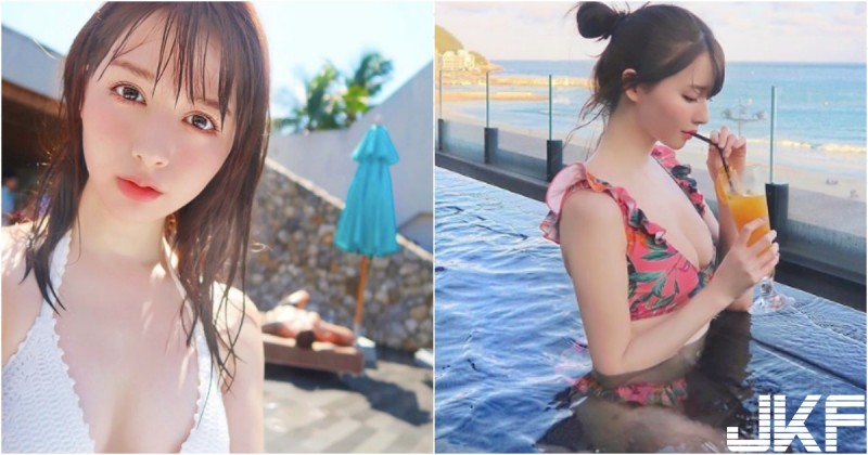 【捕鱼王】超萌「美乳櫻花妹」電眼好勾人！池中「雪乳綻放」又圓又亮眼！想親手餵她喝果汁！