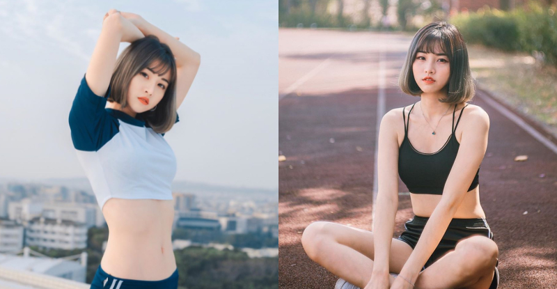 【捕鱼王】追起來！清甜系正妹「啾啾」勻稱美體激發男粉運動魂，緊緻腰間向上展延真辣眼！
