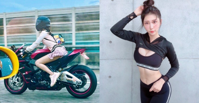 【捕鱼王】長腿妹騎重機英姿影片瘋傳　女神「王晨飄 Sofia」迷你裙被風吹起好性感