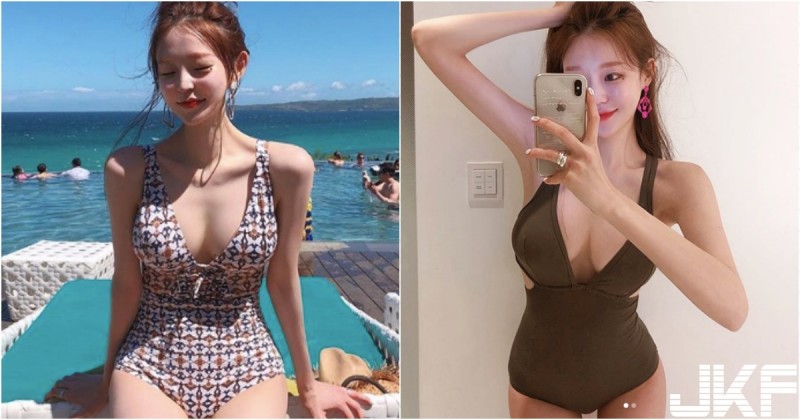 【捕鱼王】「白嫩爆乳老闆娘」親自示範！中路開開「雪白美胸」大方溢出！連身泳裝也好辣！