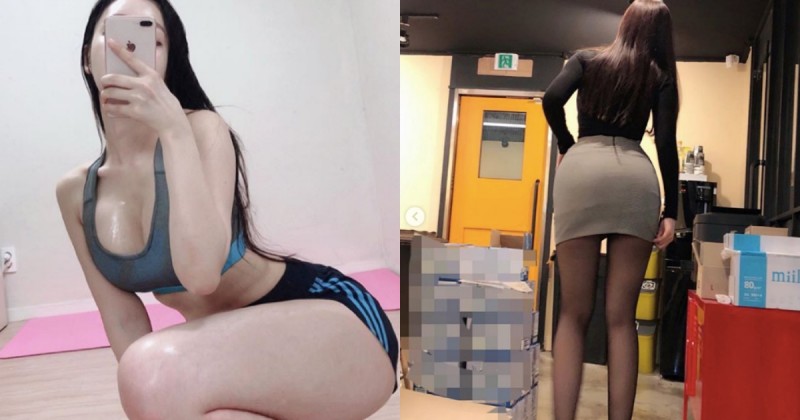 【捕鱼王】「大奶肥臀」女同事背影超吸睛，肥美蜜桃臀肉肉豐滿，讓人忍不住瘋狂掃射！