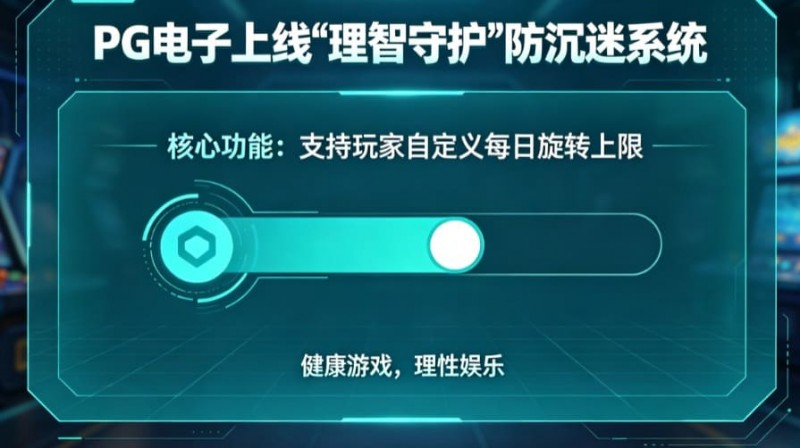【捕鱼王】防沉迷功能：PG电子上线“理智守护”系统，支持玩家自定义每日旋转上限。【EV扑克下载】