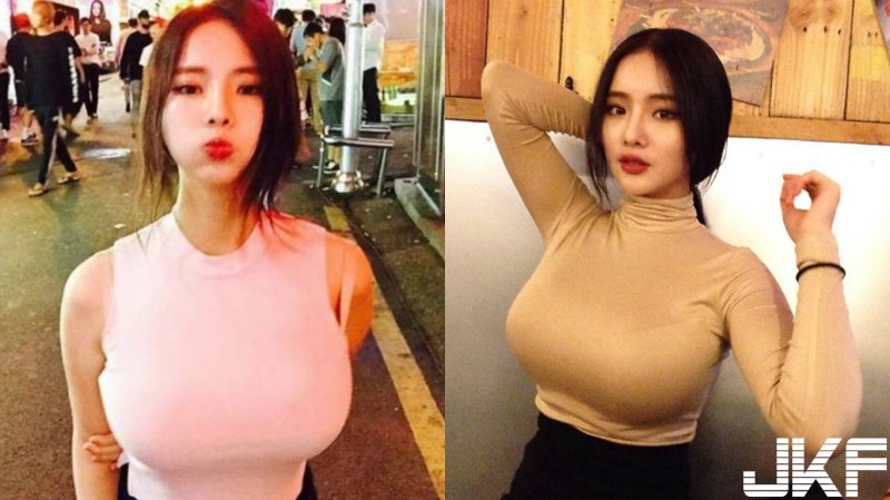 【捕鱼王】韓系著衣巨乳魅力！包緊緊但又快撐破「超級大歐派」：只要有歐派就給讚