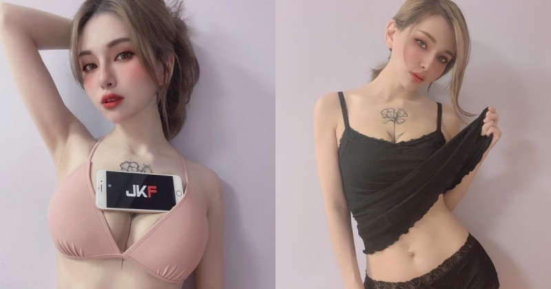 【捕鱼王】台俄混血尤物「古榕榕」神正臉蛋，「32G豪乳」間開花，畫面又辣又美！