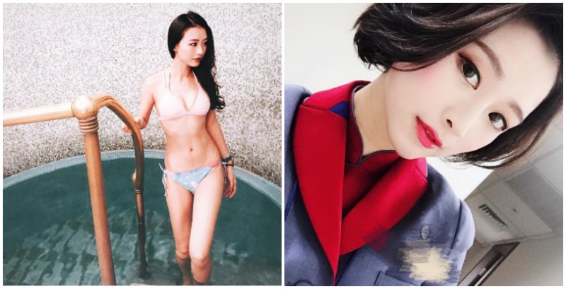 【捕鱼王】長髮氣質短髮俏麗！高顏值「正妹空姐」用比基尼解放制服下極致性感身材！