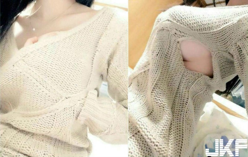 【捕鱼王】毛衣系列又有新戲！「美嫩隱乳」春光乍現，激起男人不斷遐想…