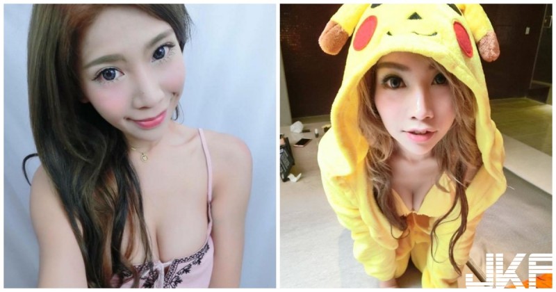 【捕鱼王】正妹爆奶萌扮皮卡丘，「白皙雙乳」太犯規，整個好震撼喔！