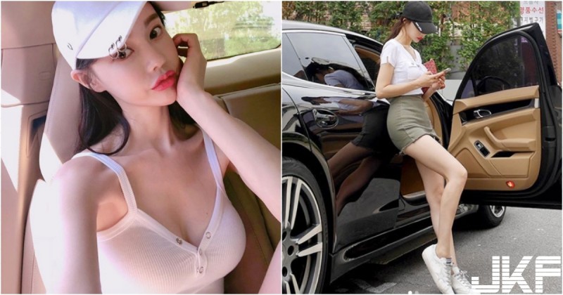 【捕鱼王】車邊出現「大奶長腿妹」等人！前凸後翹S型曲線太吸睛！近看「渾圓美乳」也好兇啊！