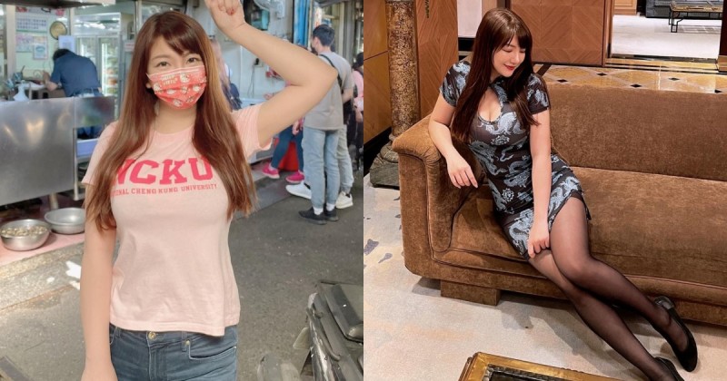 【捕鱼王】屏東夜市出沒「長髮巨乳妹」Yukina優熙，衣服裡暗藏火辣「34F罩杯」！