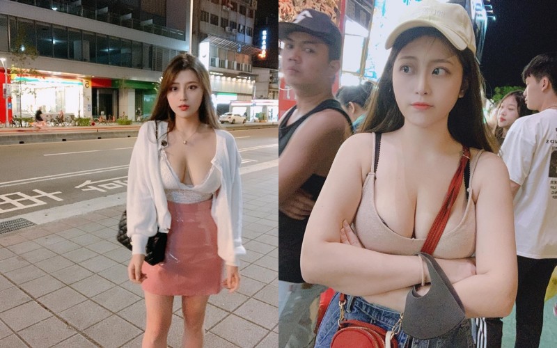 【捕鱼王】巨乳女神「Yumi.k」路邊大解放「金字塔型深邃乳溝」一覽無遺　光棍節一個人也不怕啦