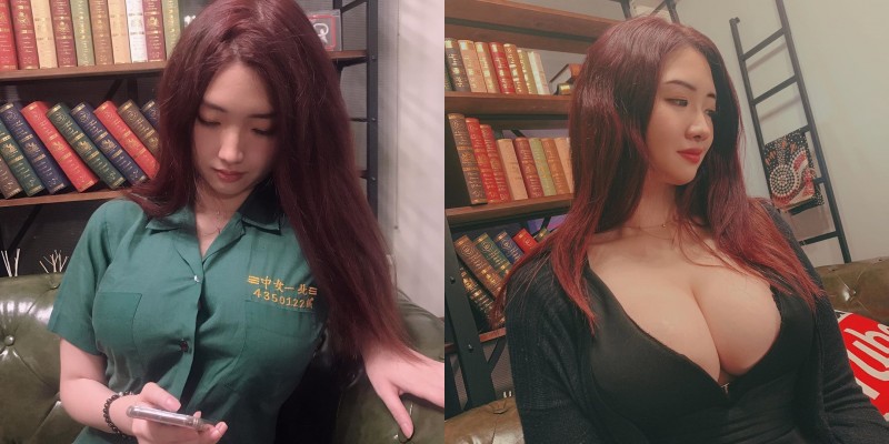 【捕鱼王】沒看過這樣的小綠綠！巨乳北一妹「小嗨」制服內偷藏「雪白饅頭」扣子感覺要蹦飛啦