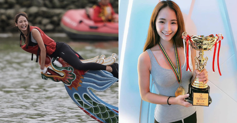 【捕鱼王】神到了！端午龍舟「正妹奪標手」引關注　甜美外表下是超爆乳身材！