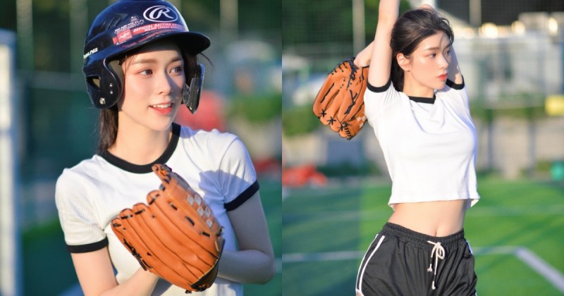 【捕鱼王】天菜級「可愛棒球女孩」甜美顏值魅力滿分！