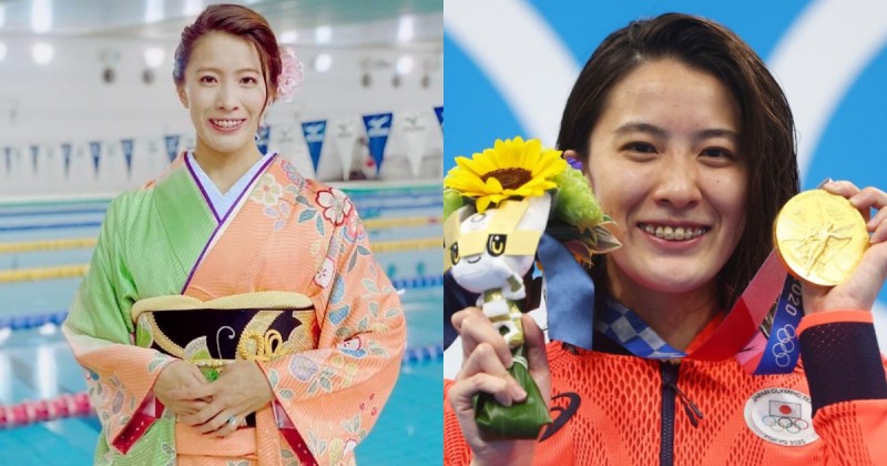 【捕鱼王】東奧看正妹！日本游泳女將「神似竹內結子」，超強紀錄奪得兩面金牌啦