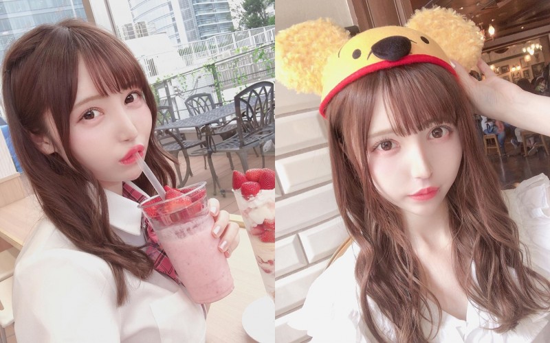 【捕鱼王】甜到蛀牙！菱角嘴萌系正妹「Yuinan?」嘟嘴喝飲料感覺超卡哇伊　難道這就是戀愛的感覺