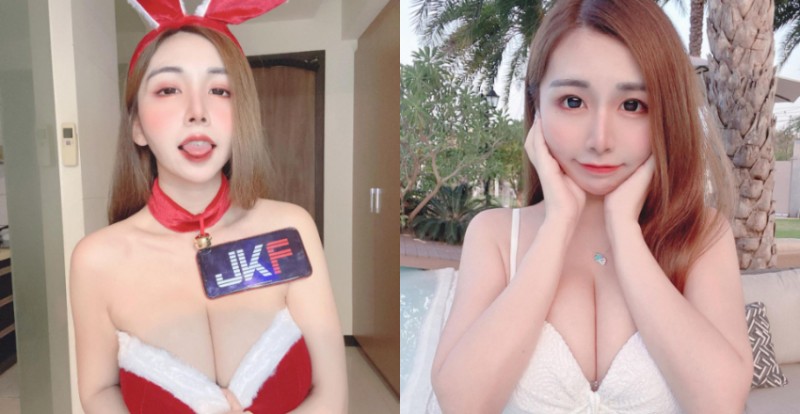 【捕鱼王】乖小孩才有！巨乳聖誕老人「周念薰」拉低領口爆乳大送福利