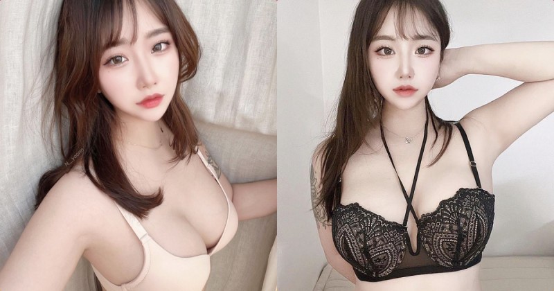【捕鱼王】誘人正妹「愛穿低胸內衣自拍」，性感美乳「胸型超凸出」！