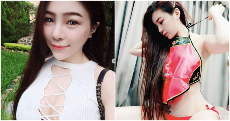 【捕鱼王】火辣直播主「發送性感肚兜福利」，底下的紅色小褲誘人到極點…